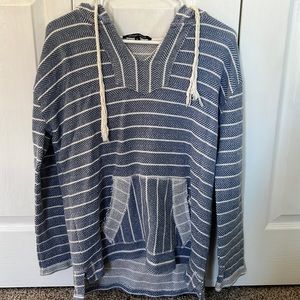medium loose fitted ribbed sweatshirt
